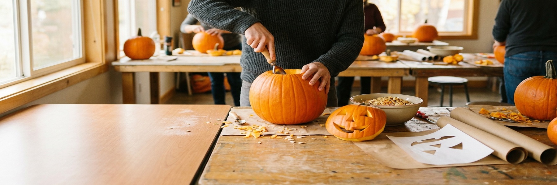K-5th Grade: Mini Pumpkin Craft