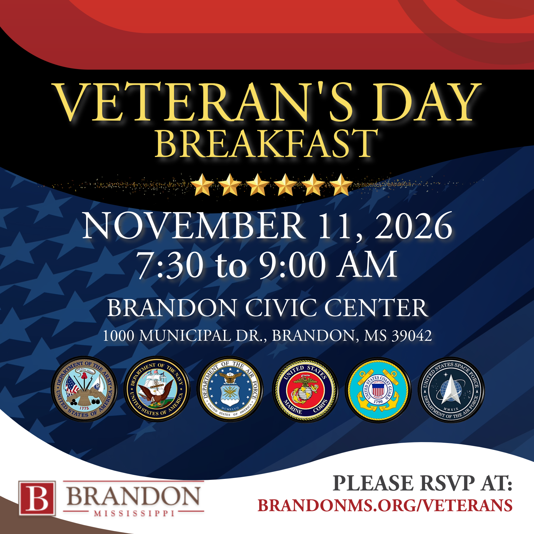 Veteran's Day Breakfast 2026 (RSVP)