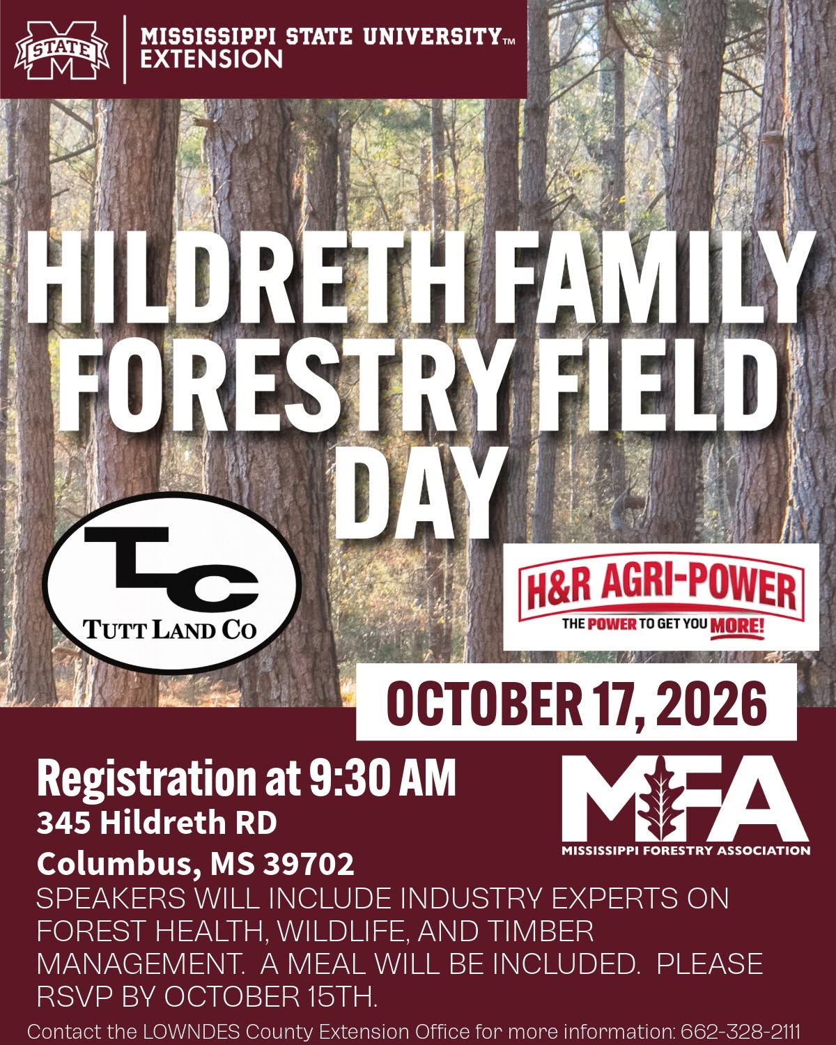 Hildreth Family Forestry Field Day