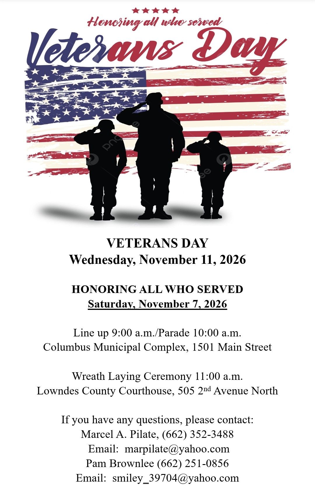 Veterans Day Wreath Laying Ceremony