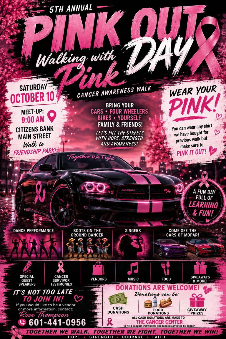 Breast cancer awareness - Walking with Pink