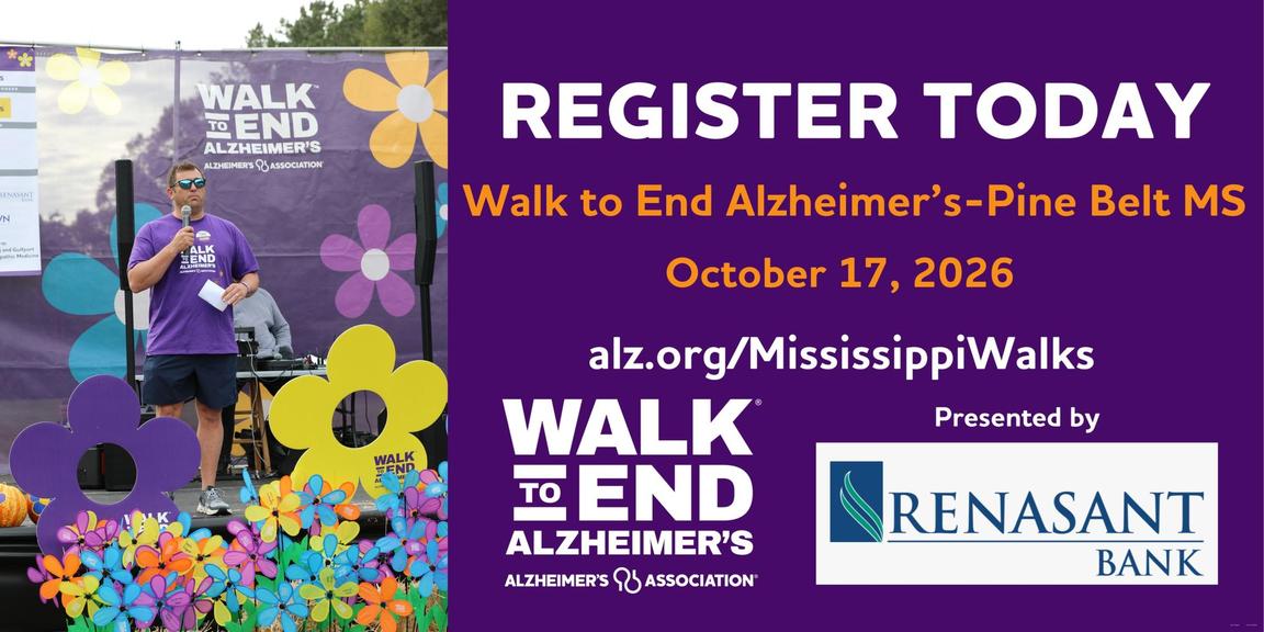 2026 Walk to End Alzheimer’s-Pine Belt