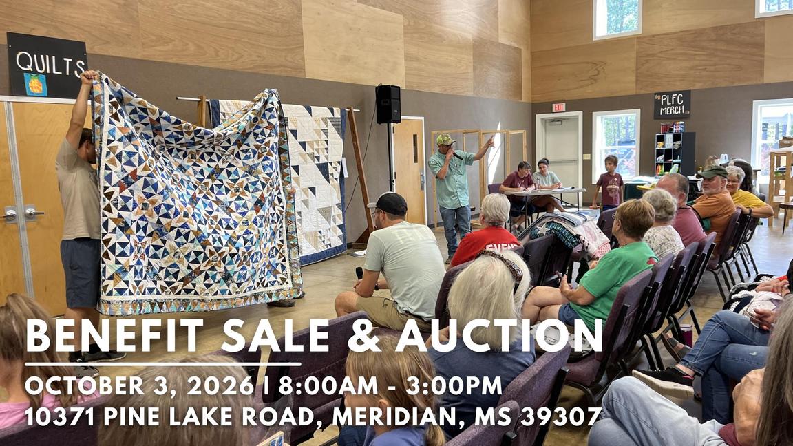 Benefit Sale & Auction | Pine Lake Fellowship Camp