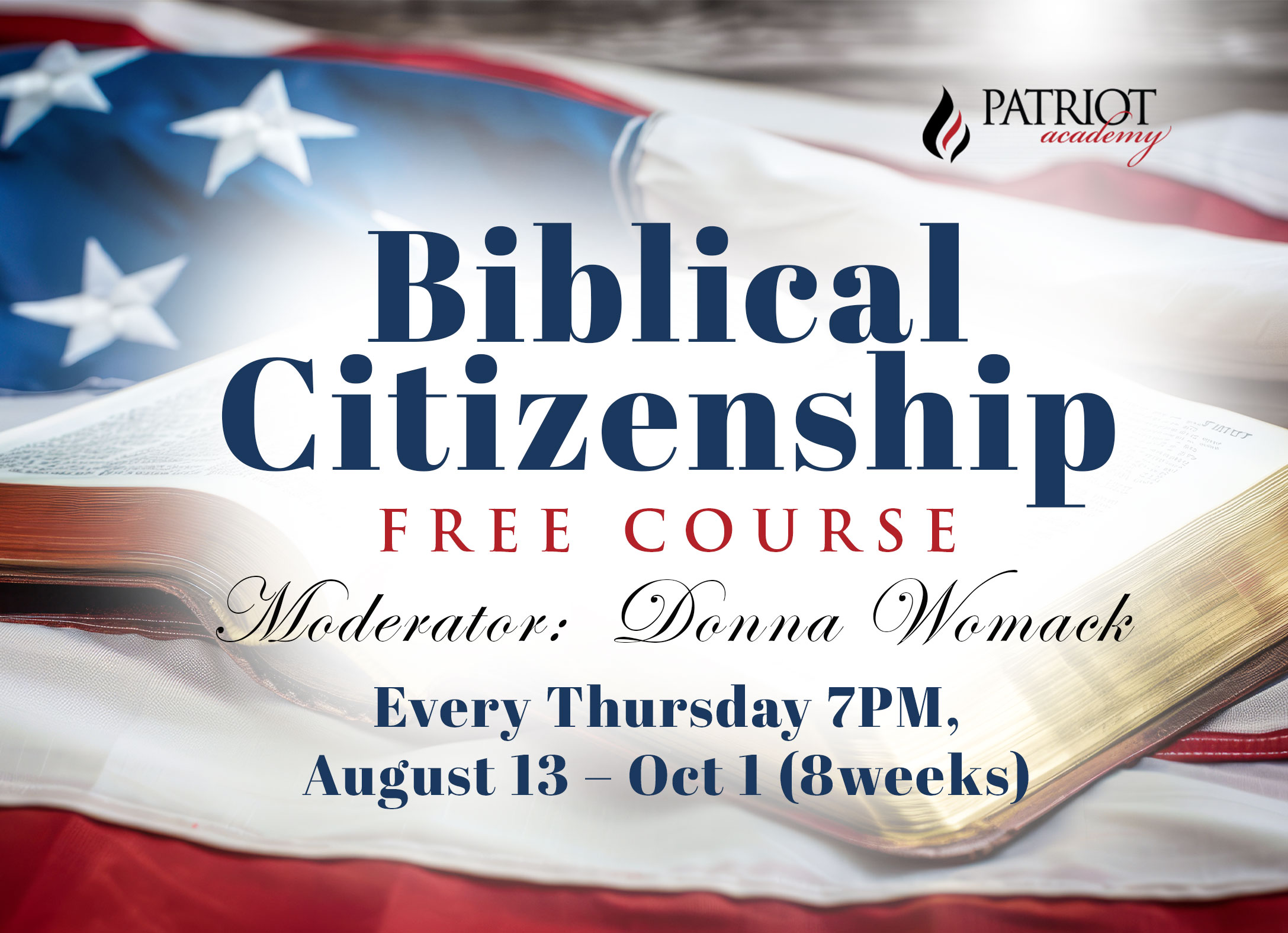 BIBLICAL CITIZENSHIP FREE COURSE