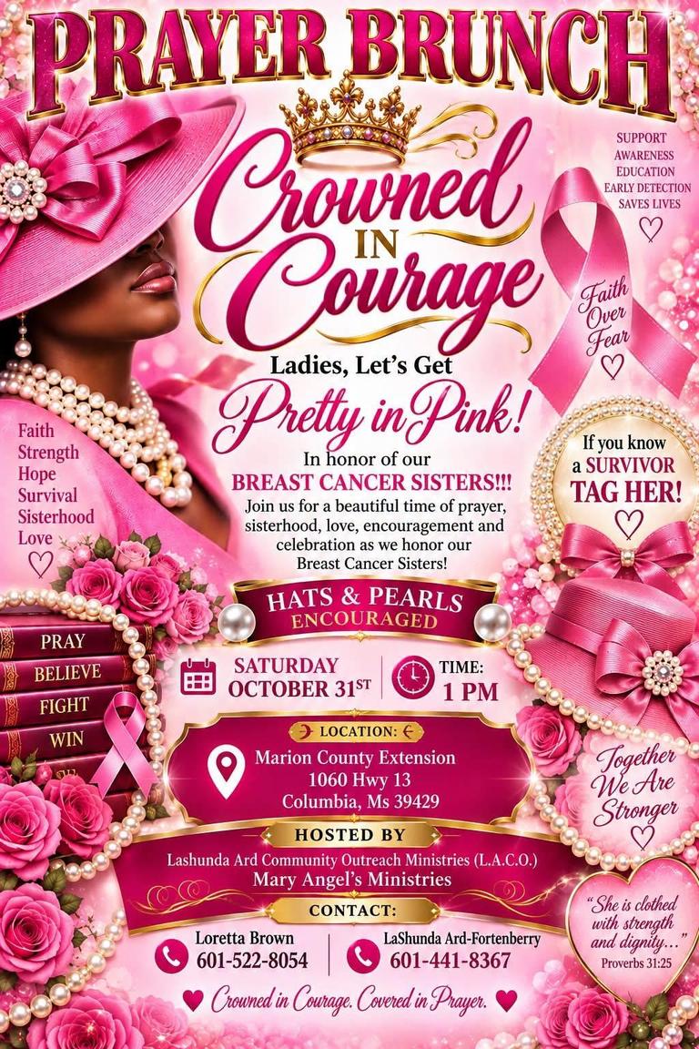Crowned with courage prayer brunch